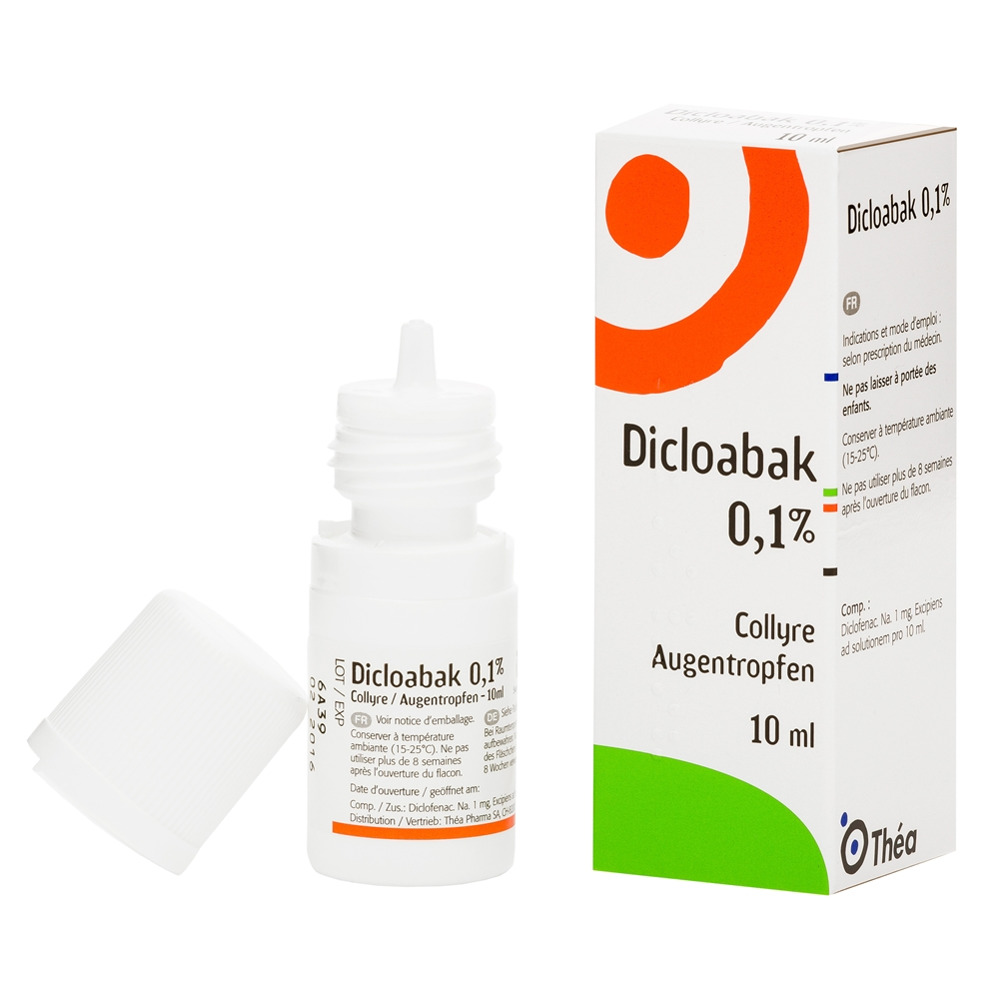 DICLOABAK Gtt Opht 0.1 % Fl 10 ml, Hauptbild