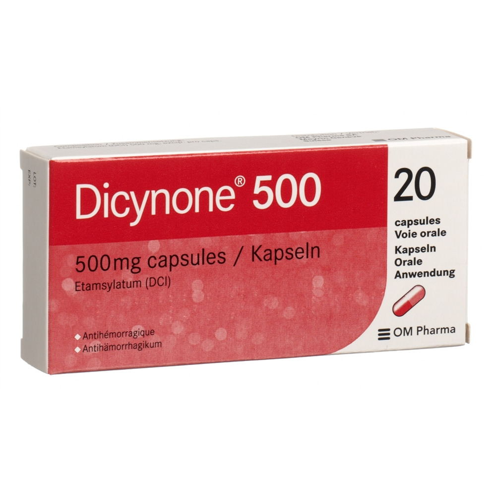 DICYNONE caps 500 mg blist 20 pce, image principale