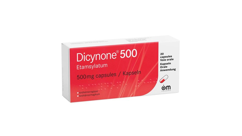 DICYNONE caps 500 mg blist 20 pce
