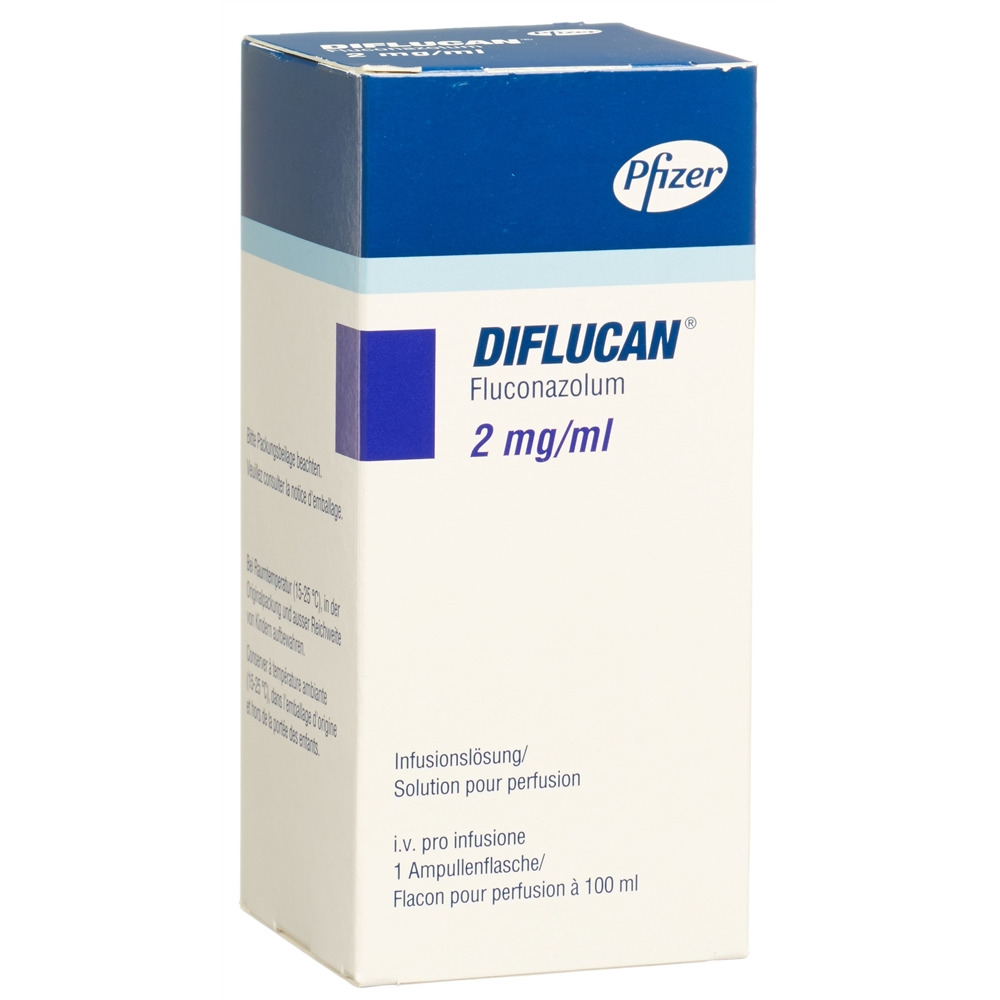 DIFLUCAN Inf Lös 200 mg/100ml i.v. Durchstf 100 ml