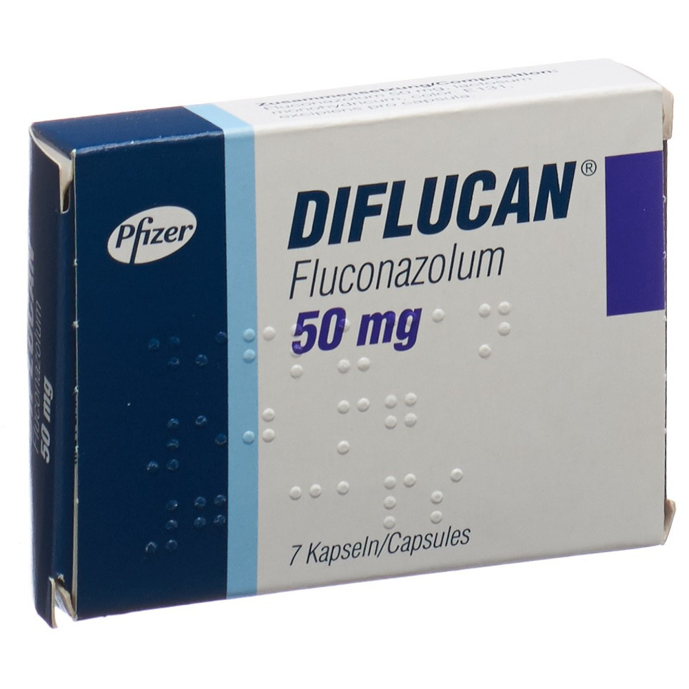 DIFLUCAN Kaps 50 mg Blist 7 Stk, Hauptbild