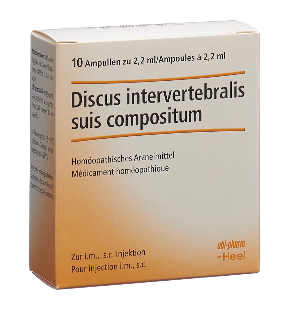 DISCUS INTERVERTEBRALIS SUIS Heel