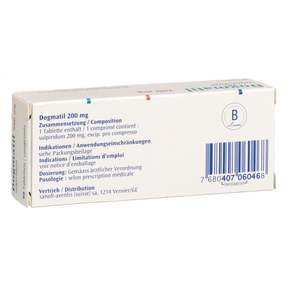 DOGMATIL cpr 200 mg blist 60 pce, image 2 sur 2