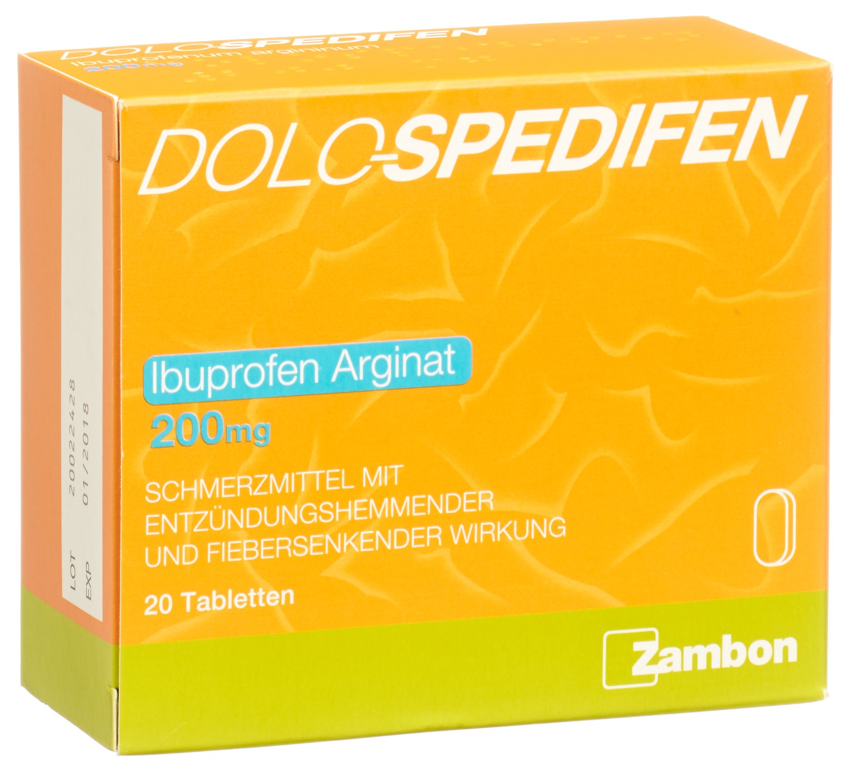 DOLO-SPEDIFEN Tabl 200 mg Blist 20 Stk