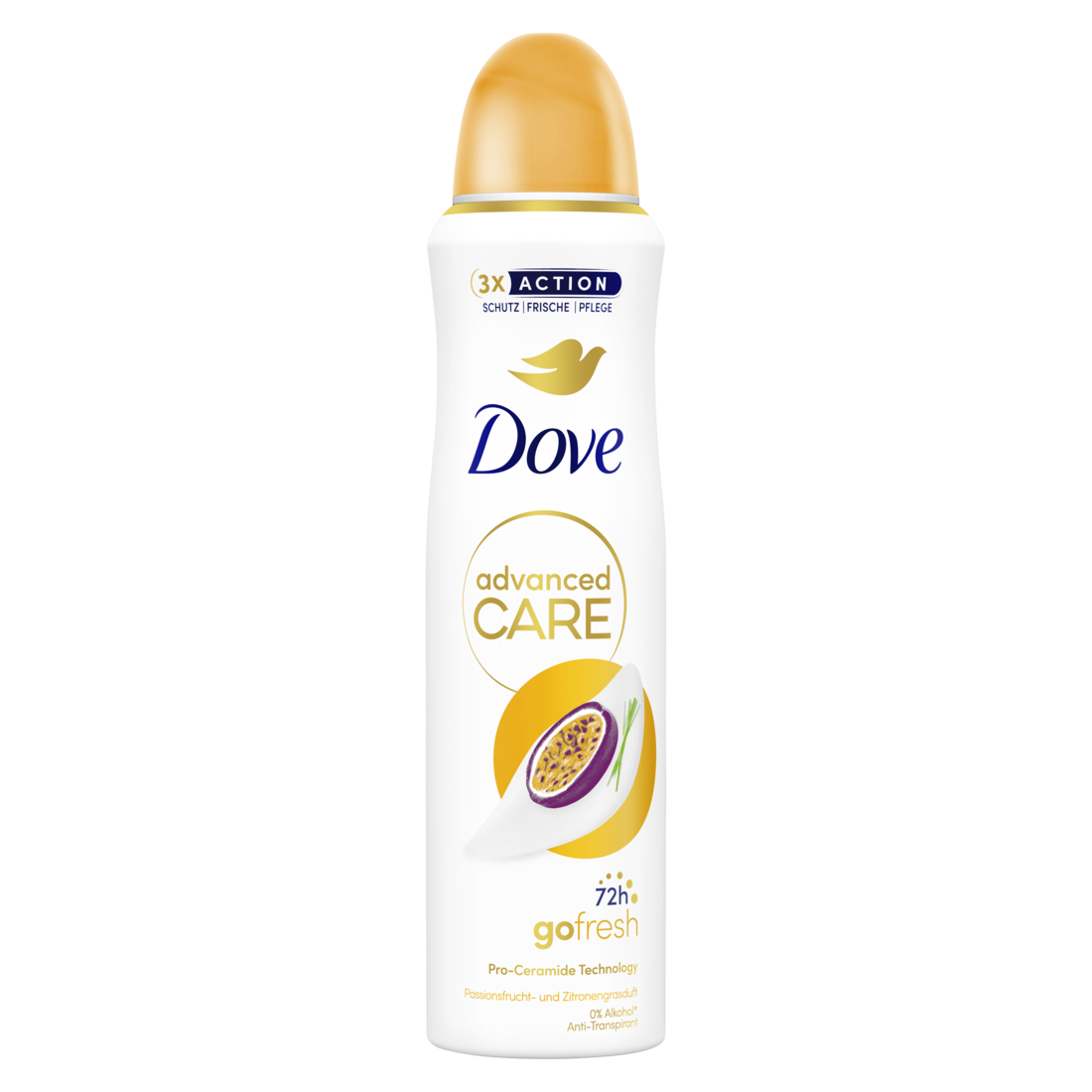 DOVE Deodorant Aerosol Spray Advanced Care, Hauptbild