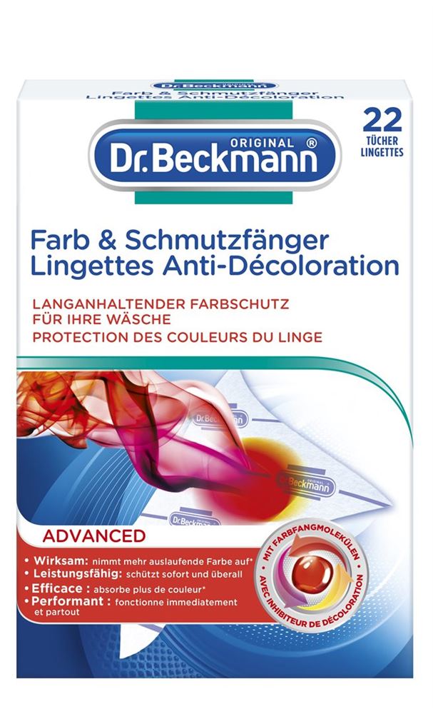 DR BECKMANN lingettes anti-décoloration à microfibre, image principale