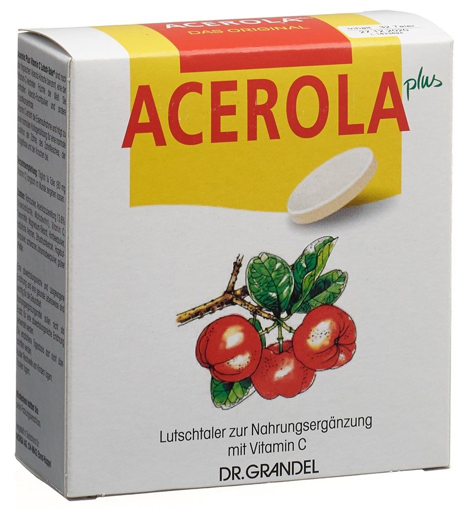 DR GRANDEL Acerola Plus Lutschtaler, Hauptbild
