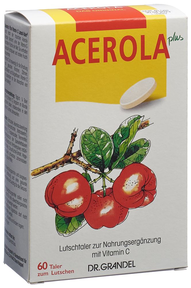 DR GRANDEL Acerola Plus Lutschtaler, Hauptbild
