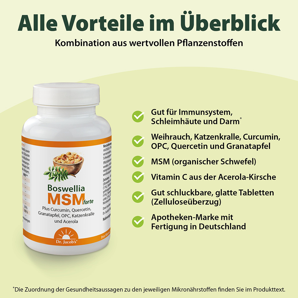 DR. JACOB'S boswellia MSM forte, image 3 sur 5