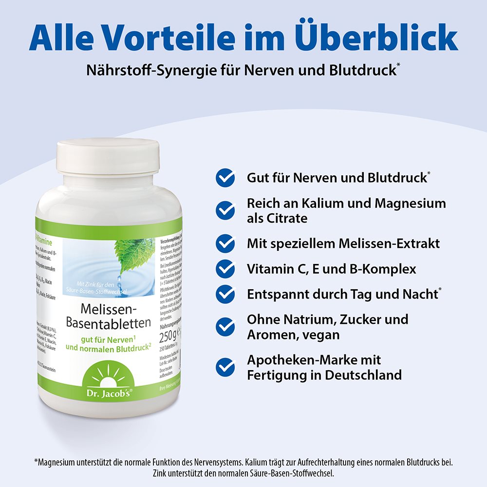 DR. JACOB'S Melissen-Basentabletten, Bild 3 von 3