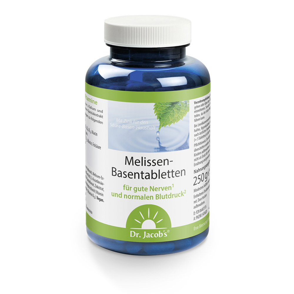 DR. JACOB'S Melissen-Basentabletten, Hauptbild