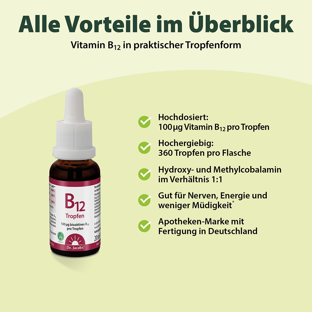DR. JACOB'S Vitamin B12 100 mcg, Bild 3 von 5