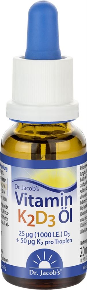 DR. JACOB'S Vitamin K2 D3 Öl 50 mcg