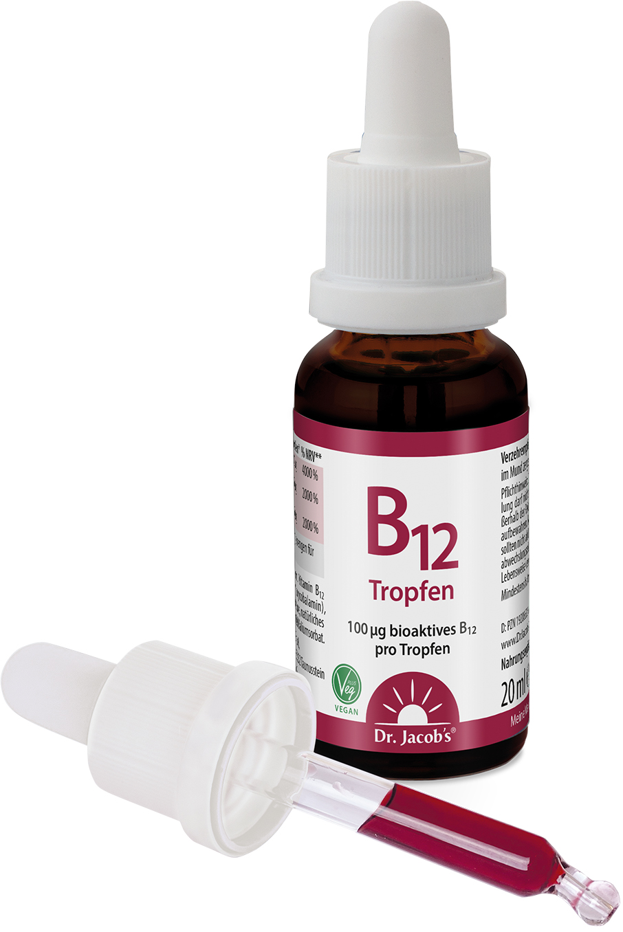 DR. JACOB'S vitamine B12 100 mcg, image 2 sur 5