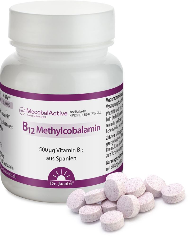 DR. JACOB'S vitamine B12 méthylcobalamine, image 2 sur 3