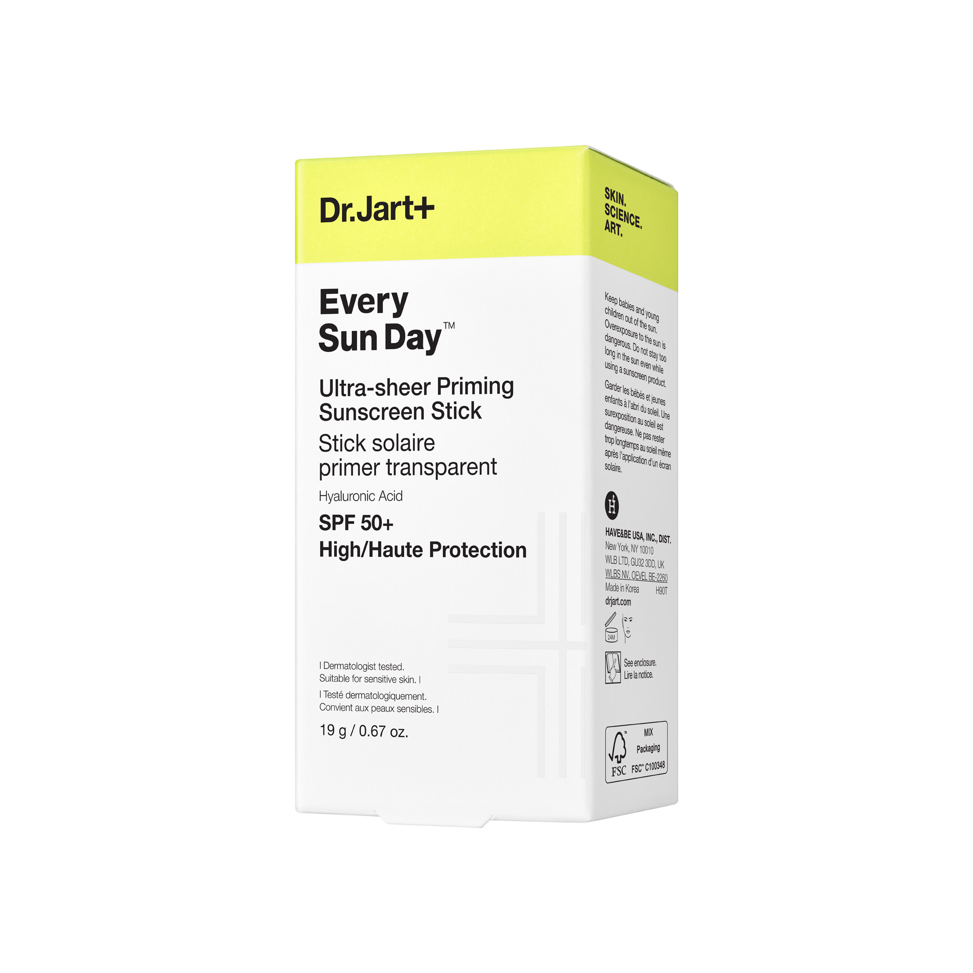 DR.JART Every Sun Day Ultra-Sheer Priming Sunscreen Stick, Bild 2 von 5