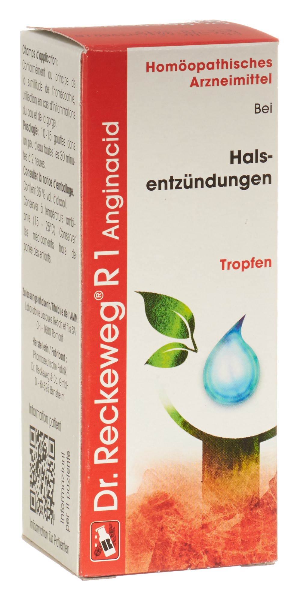 Dr. Reckeweg R1 Anginacid, Hauptbild