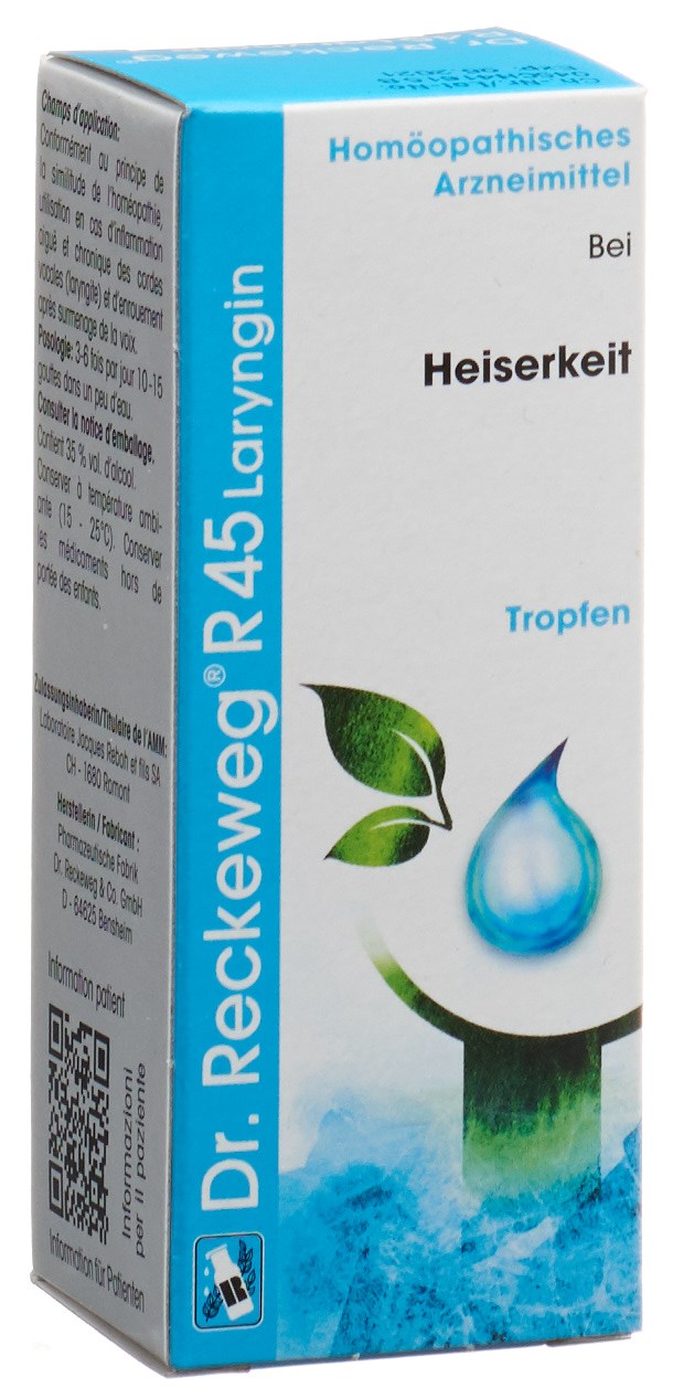 Dr. Reckeweg R45 Laryngin, image principale
