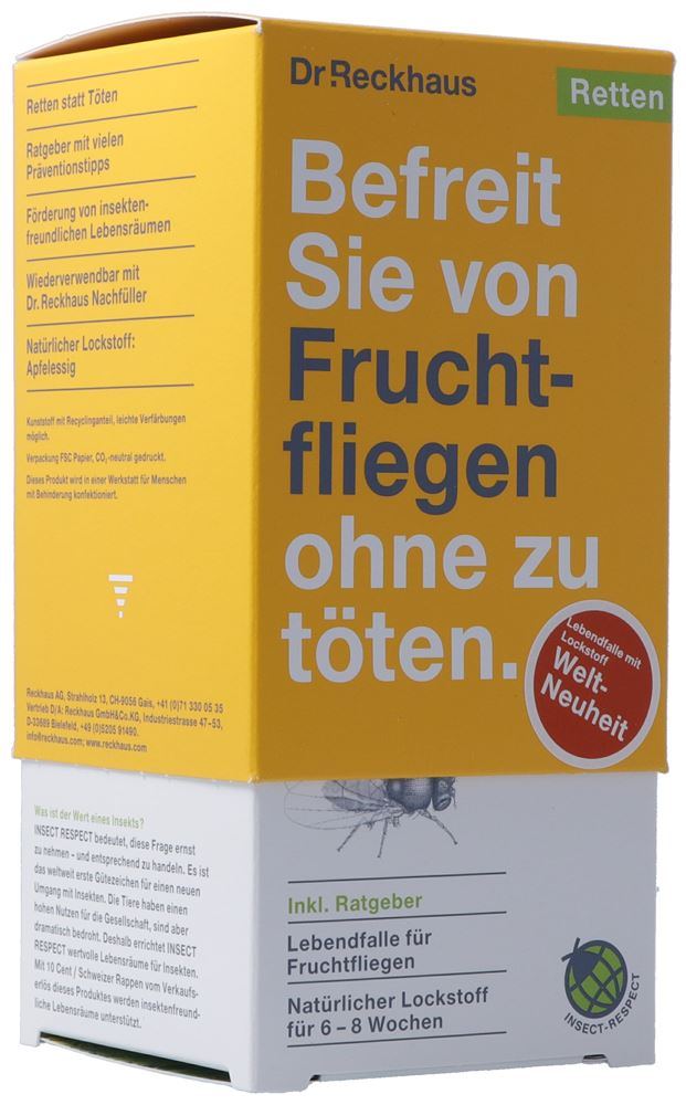 Dr. Reckhaus Fruchtfliegen-Retter ohne zu töten, image principale