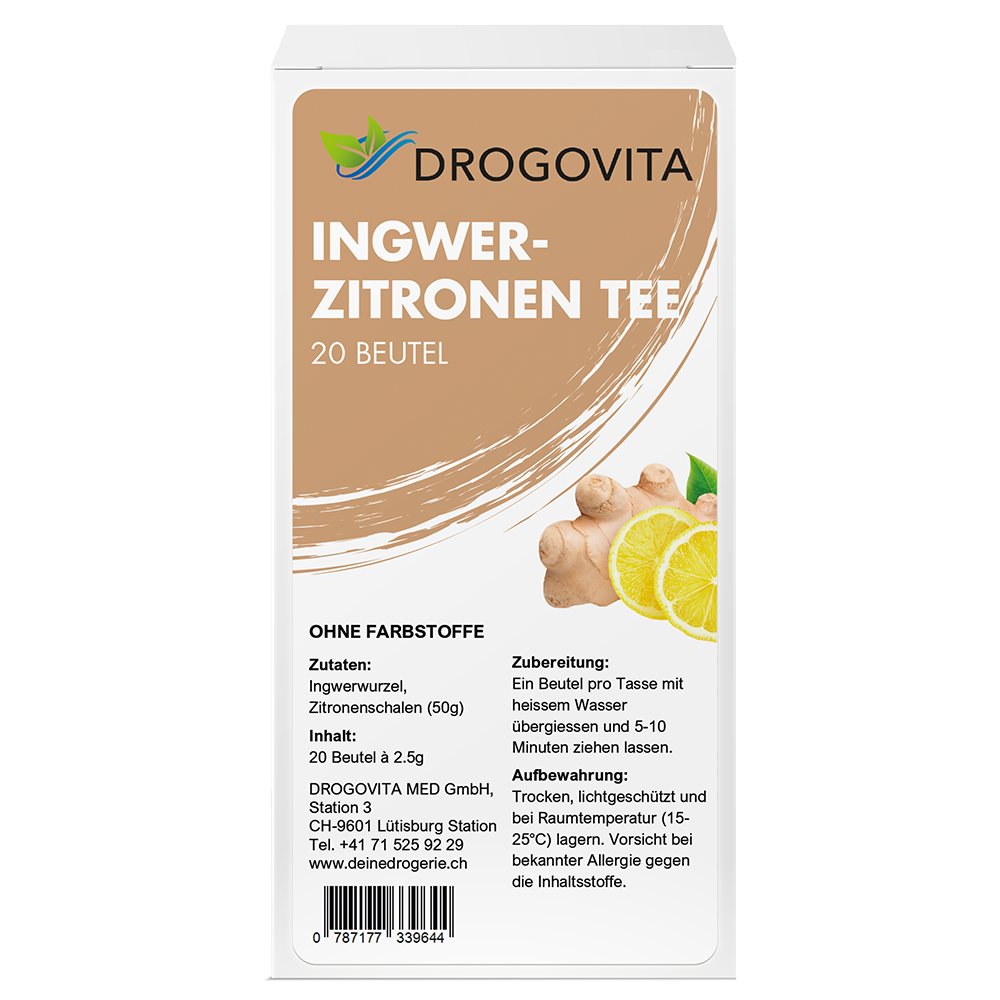 DROGOVITA Ingwer-Zitronen Tee, Hauptbild