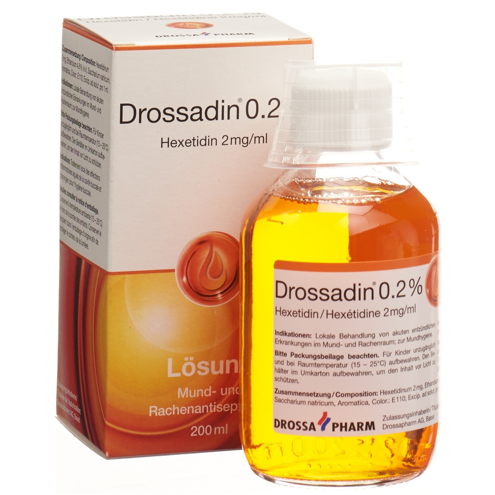 DROSSADIN sol 0.2 % orange fl 200 ml