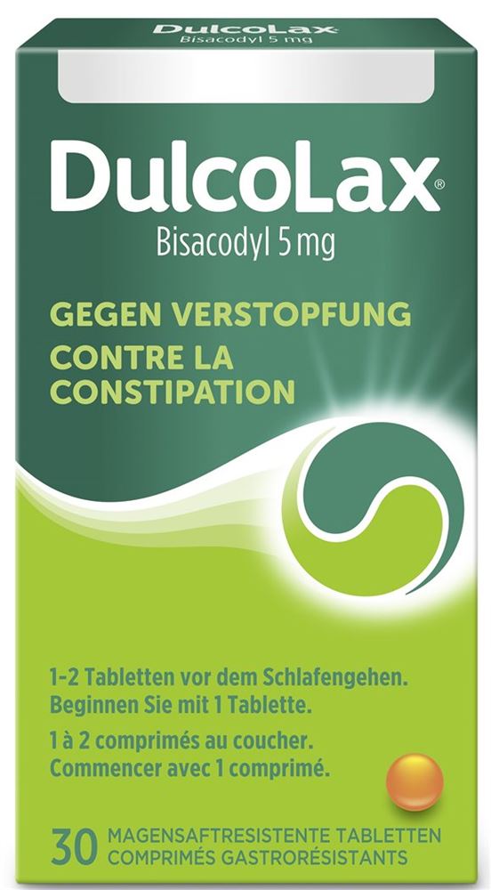 DULCOLAX Bisacodyl 5 mg, Hauptbild DULCOLAX Bisacodyl 5 mg, Hauptbild