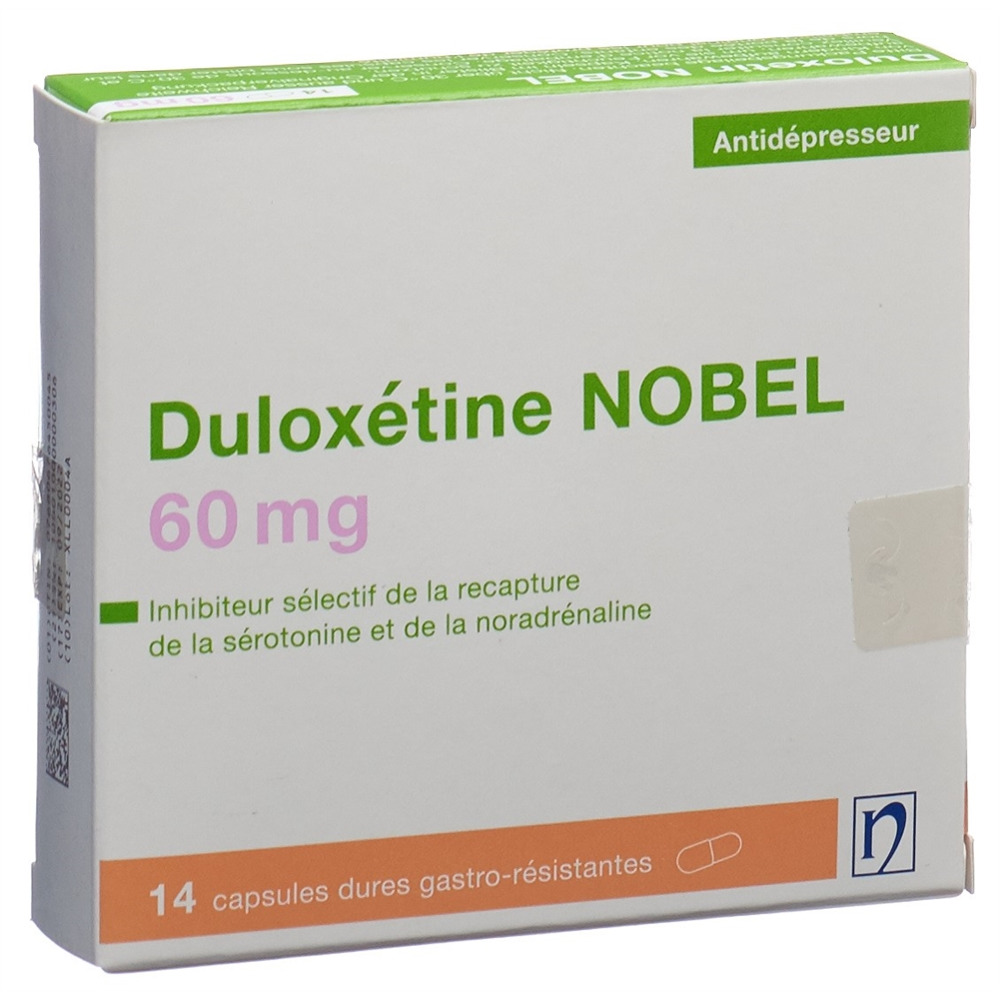 DULOXETINE NOBEL 60 mg, image 2 sur 2