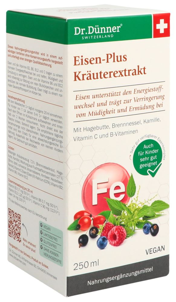 DUENNER Eisen-Plus extrait d'herbes, image principale