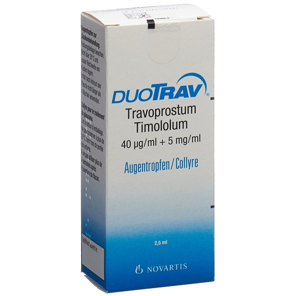 DUOTRAV gtt opht fl 2.5 ml, image principale