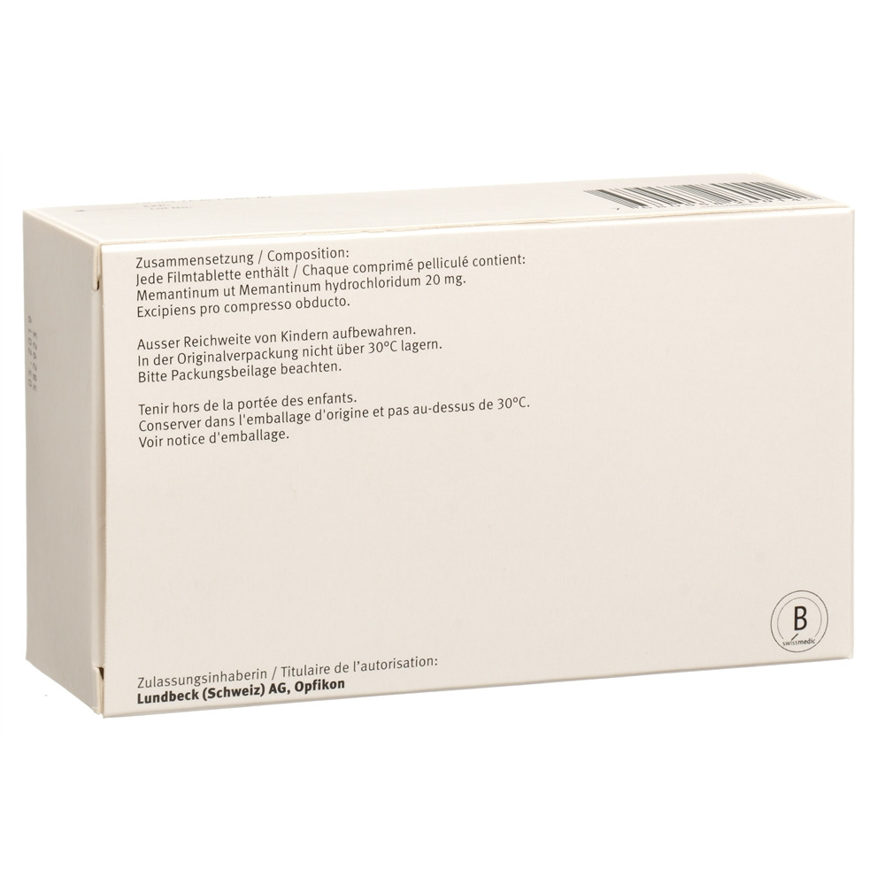 EBIXA Filmtabl 20 mg Blist 98 Stk, Bild 2 von 2