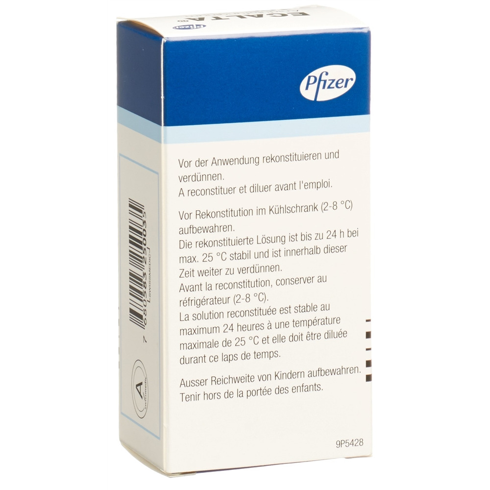 Ecalta subst sèche 100 mg flac 1 pce, image 2 sur 2