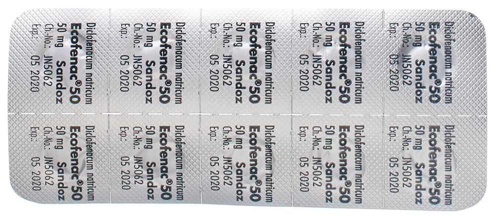 ECOFENAC cpr pell 50 mg blist 100 pce, image 2 sur 3