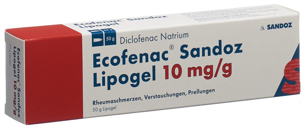 ECOFENAC Sandoz 10 mg/g, Hauptbild