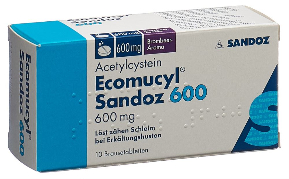 ECOMUCYL Sandoz 600 mg