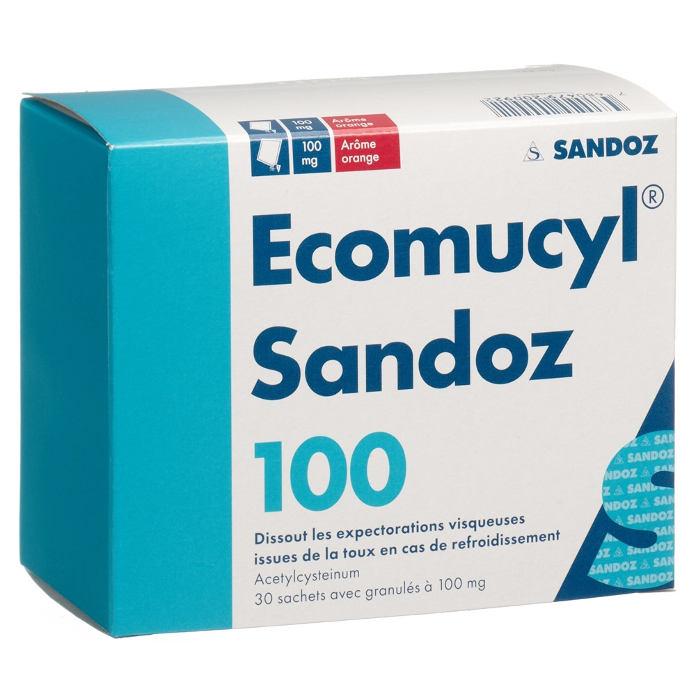 ECOMUCYL Sandoz 100 mg, Bild 2 von 4