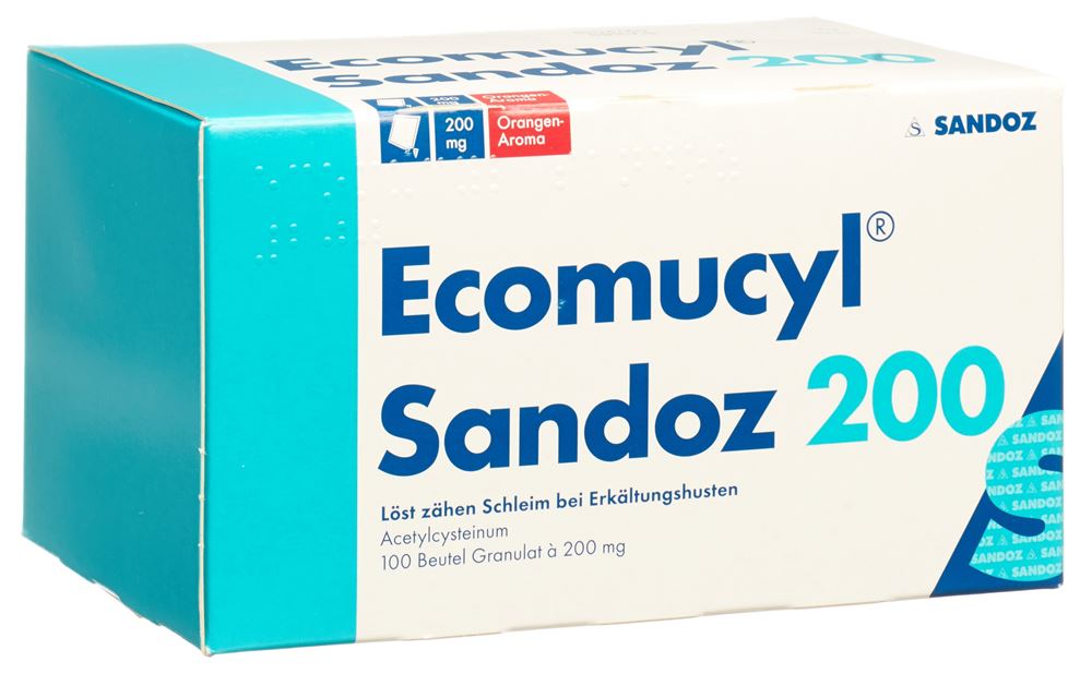 ECOMUCYL Sandoz 200 mg