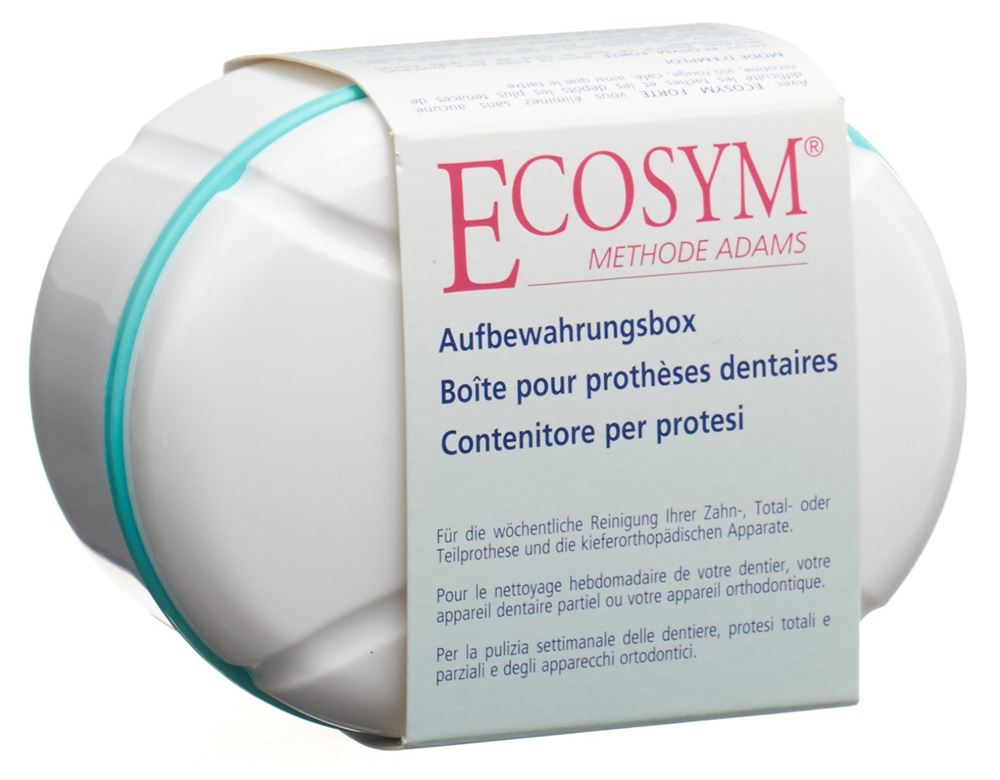 ECOSYM boîte de rangement pour prothèse dentaire