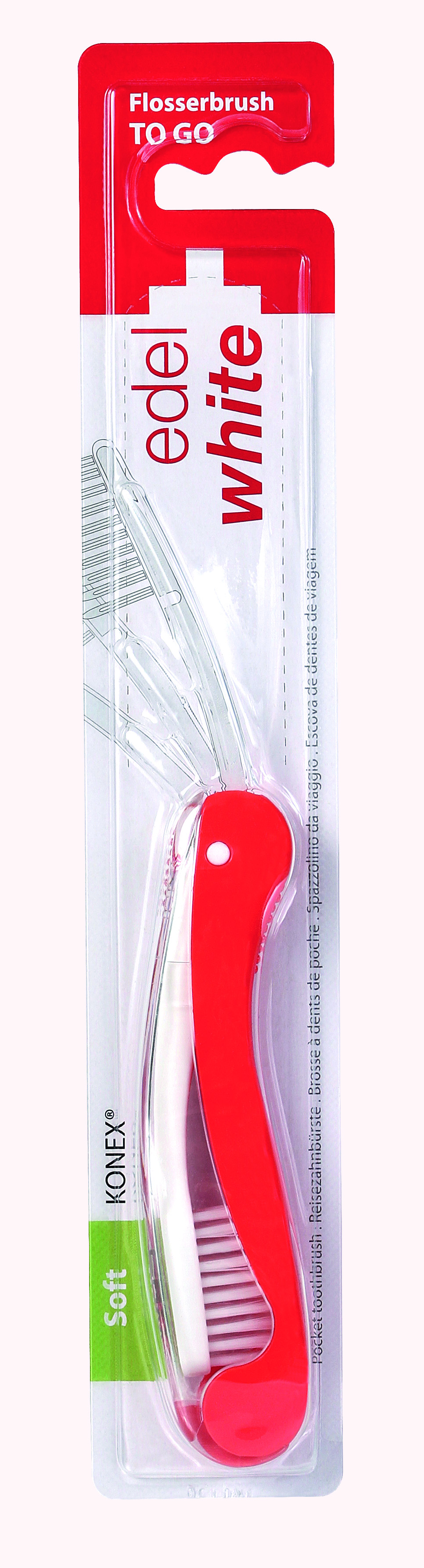 Edel+White Flosserbrush To Go soft, image principale