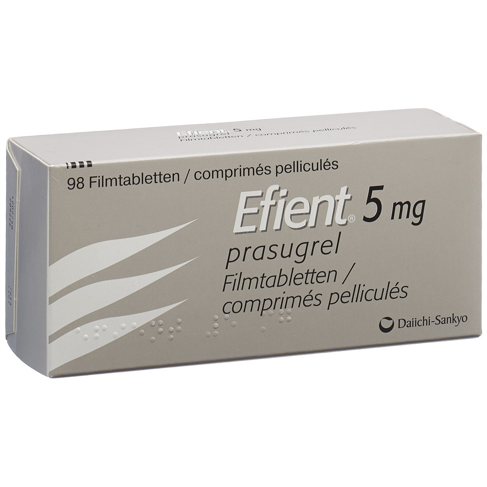 EFIENT Filmtabl 5 mg Blist 98 Stk, Hauptbild