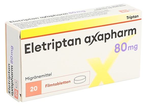 ELETRIPTAN Axapharm 80 mg, image principale