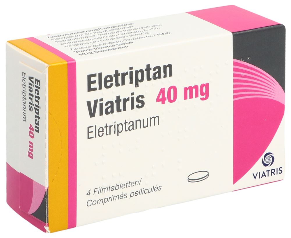 ELETRIPTAN Viatris 40 mg, Hauptbild