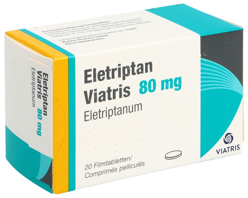 ELETRIPTAN Viatris 80 mg, Hauptbild