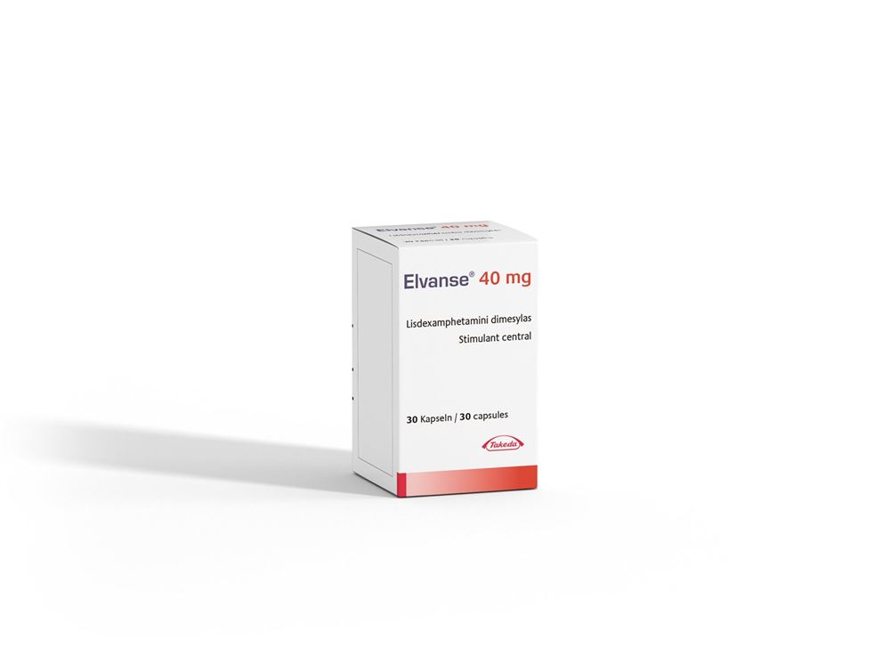 ELVANSE Kaps 40 mg Ds 30 Stk