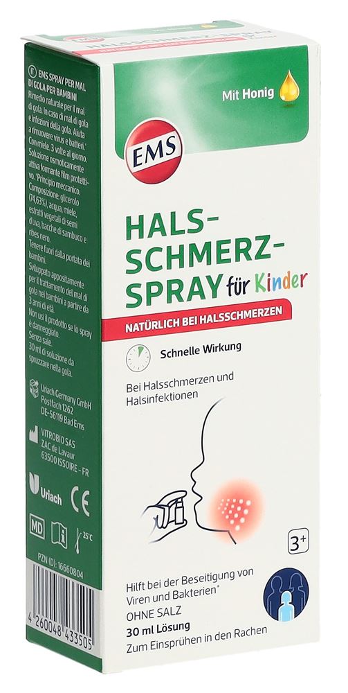 EMS spray contre les maux de gorge