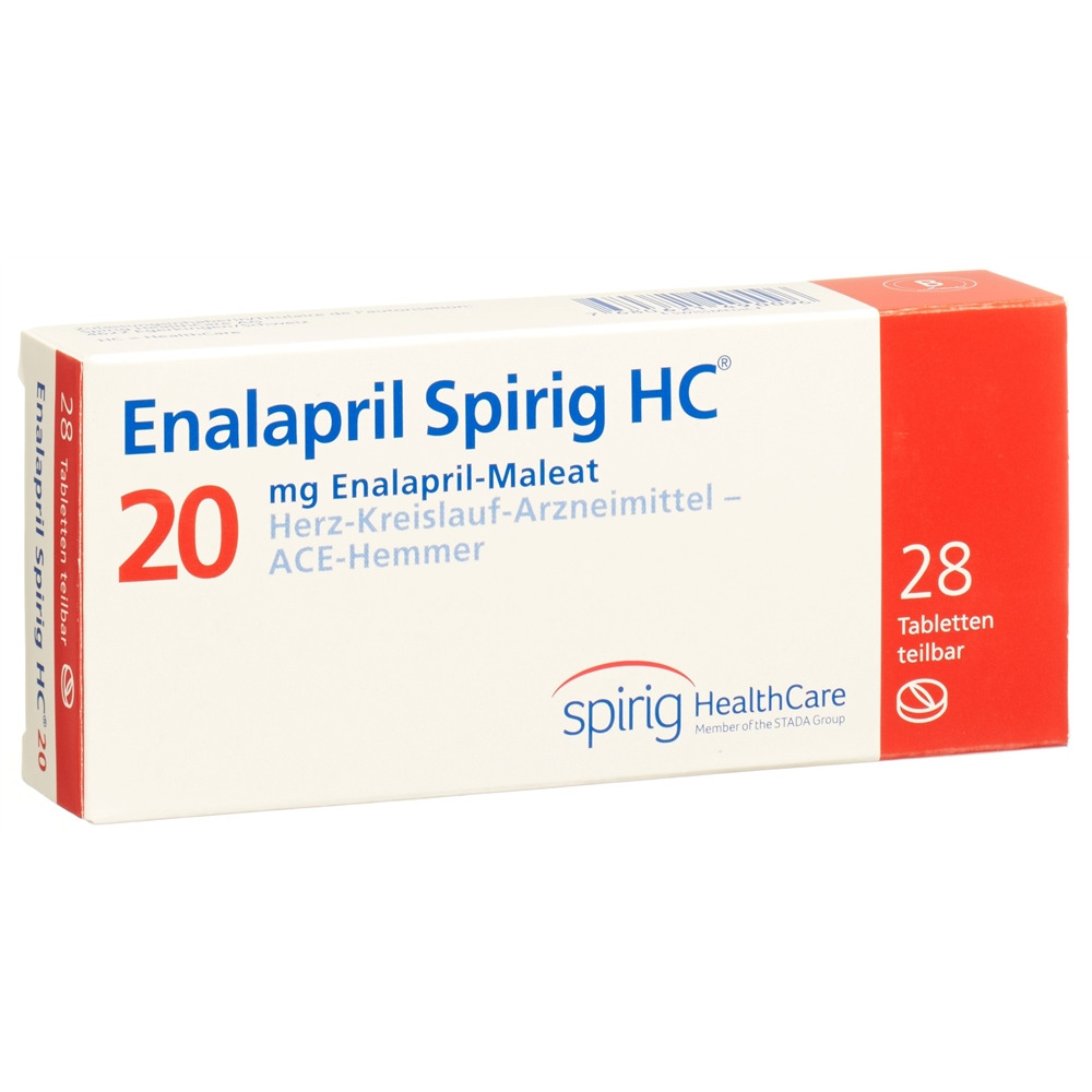 ENALAPRIL Spirig HC 20 mg, image principale