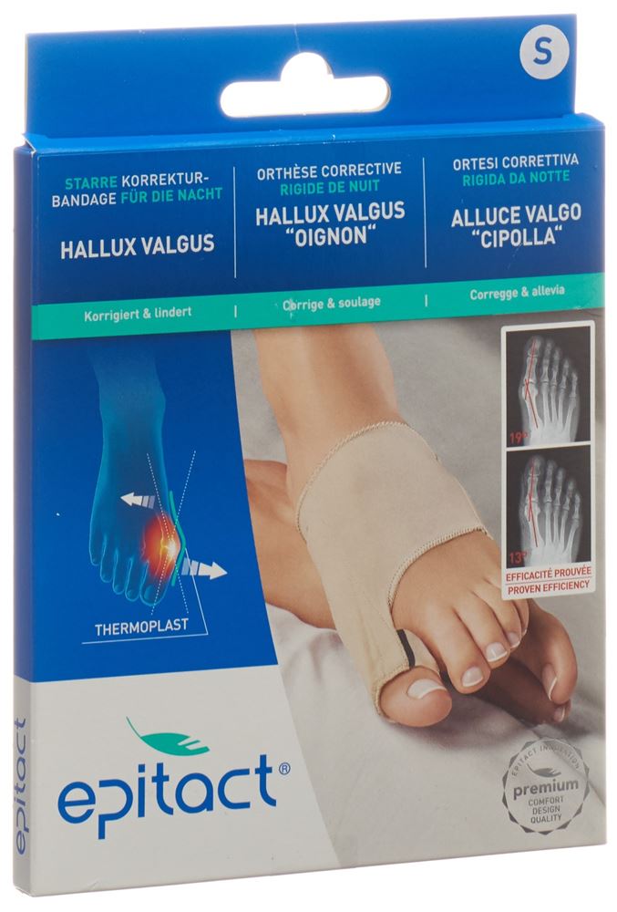 Epitact starre Korrekturbandage Hallux Valgus NACHT, Hauptbild Epitact starre Korrekturbandage Hallux Valgus NACHT, Hauptbild