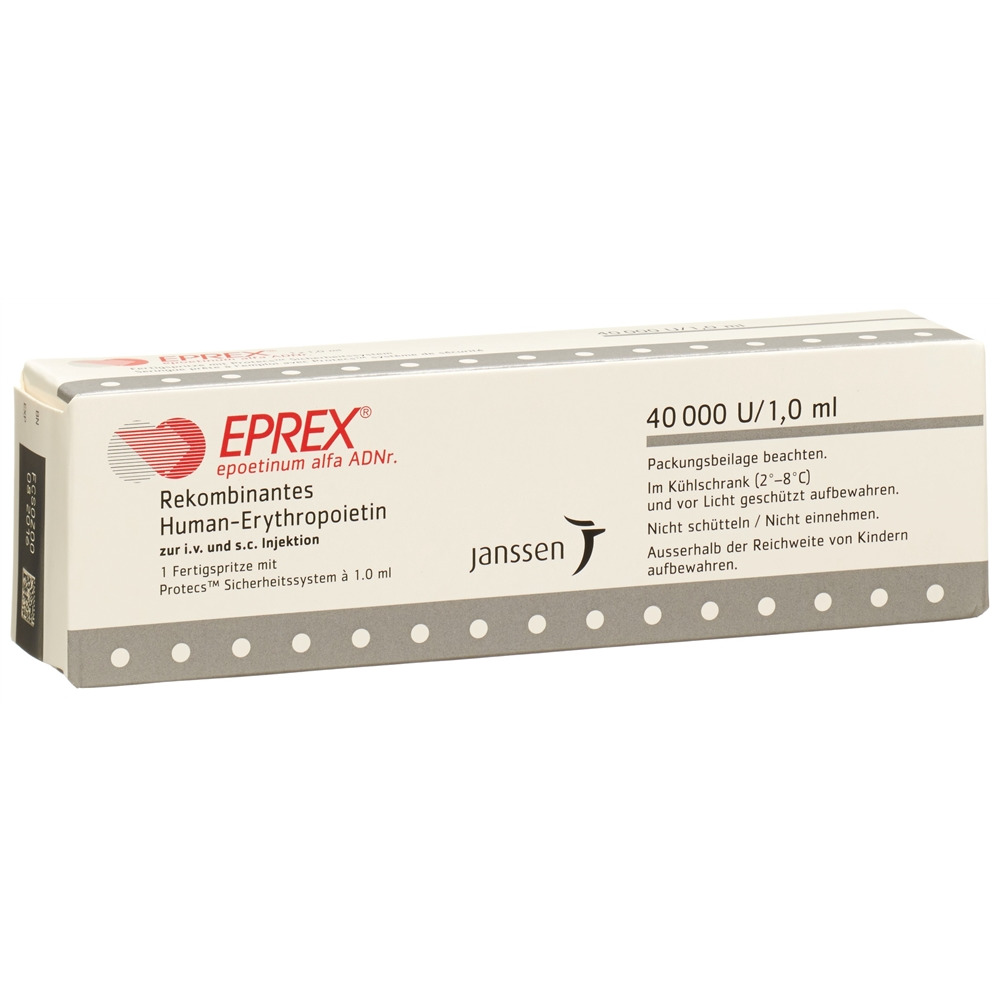 EPREX Inj Lös 40000 IE/ml mit Sicherheitssystem (Protecs) Fertspr 1 ml, Hauptbild