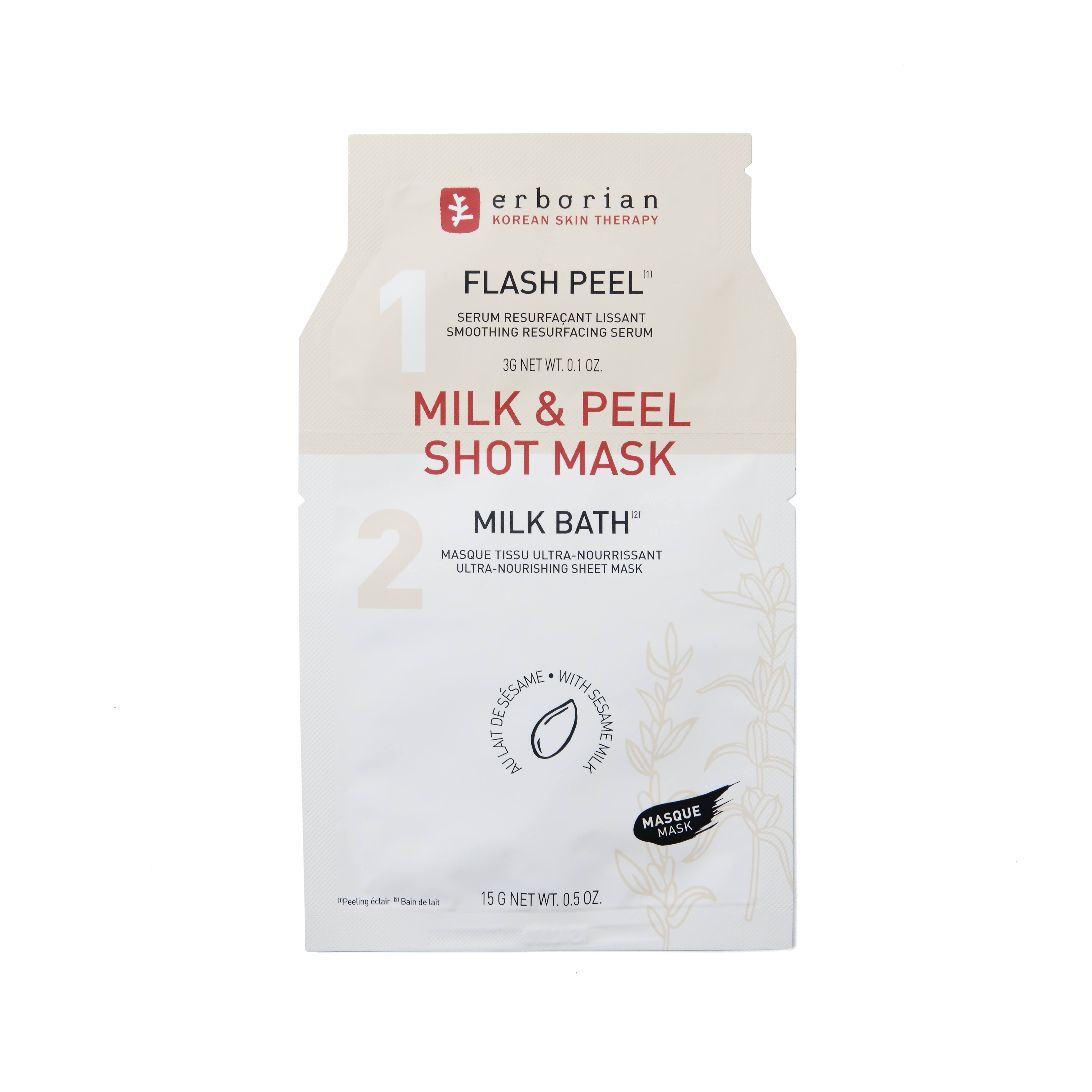 ERBORIAN Milk & Peel Shot Mask, image principale