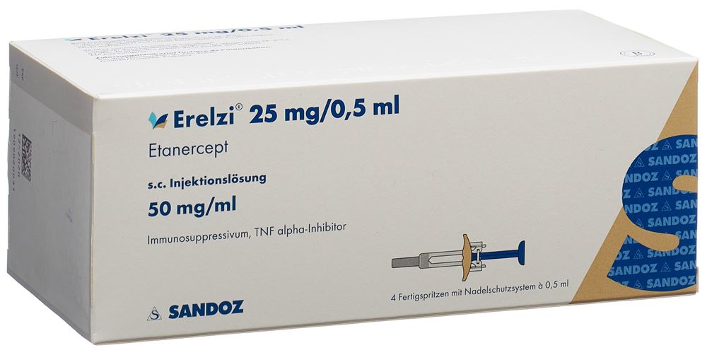 ERELZI Inj Lös 25 mg/0.5ml Fertspr 0.5 ml