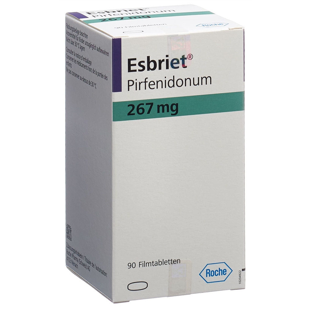 ESBRIET cpr pell 267 mg bte 90 pce, image principale